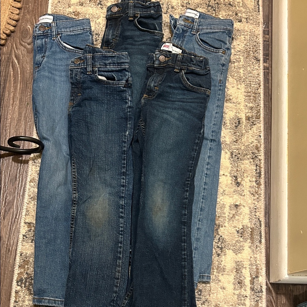 Wrangler Kids Jeans - Light and Dark Blue Bundle.